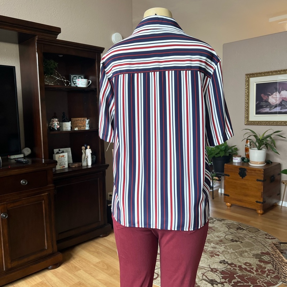 Notations Multicolor Striped Blouse - image 2